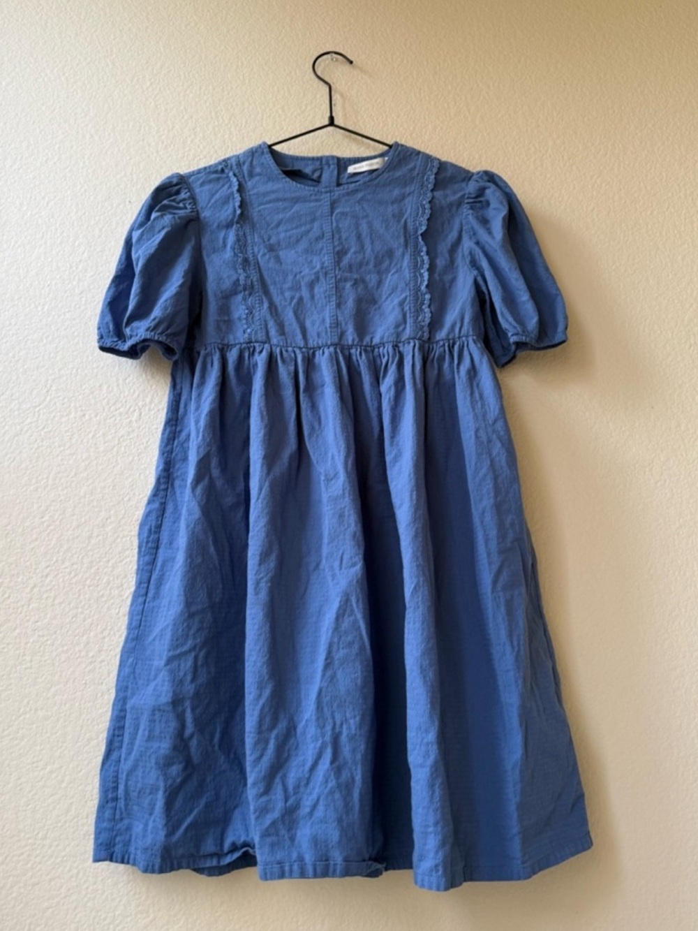 Girls Size 10 100% Cotton Linen Dress